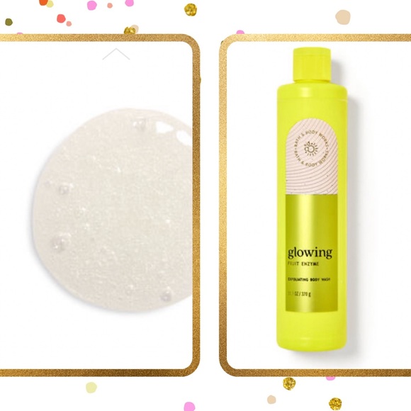 BATH AND BODY WORKS GLOWING WITH FRUIT ENZYMES EXFOLIATING BODY WASH - Picture 2 of 3